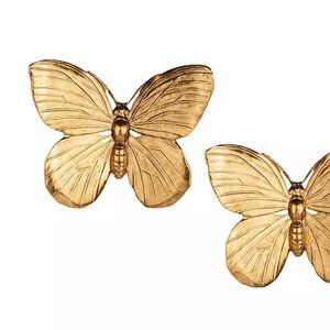 JENNIFER BEHR - Pippa 24K Gold-Plated Butterfly Stud Earrings